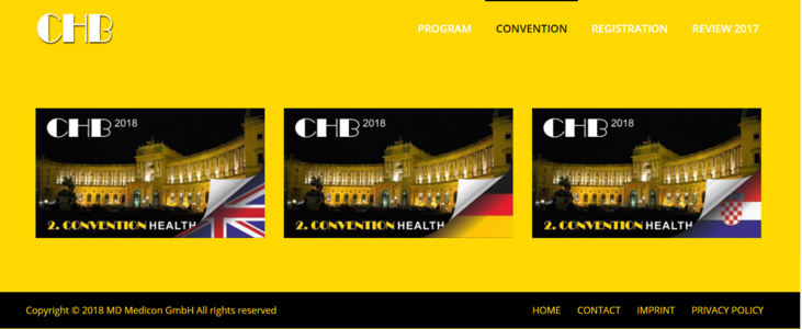 9-11 December, Vienna: 2nd Convention Health benefit
