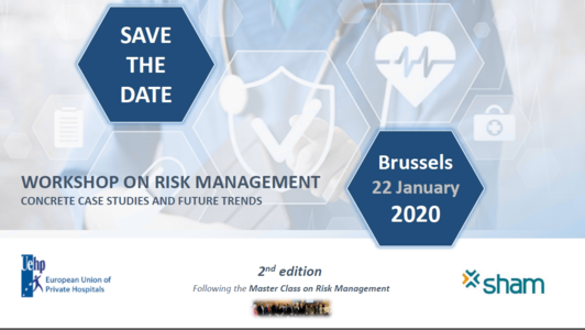 22 January, Brussels: UEHP – SHAM Workshop on Risk Management