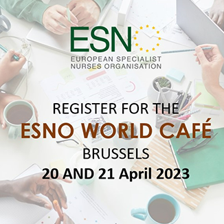 European Specialist Nurses Association World Café invitation