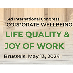 3rd International Congress Corporate Wellbeing in Brussels on 13 May 2024